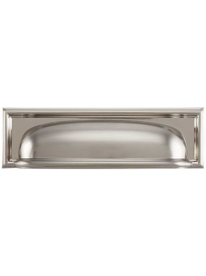 Campaign Cup Pull in Brushed Nickel.